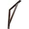 Ekena Millwork Traditional Steel Bracket, Hammered Brown 2"W x 20"D x 20"H BKTM02X20X20TRHBR - alternate 1